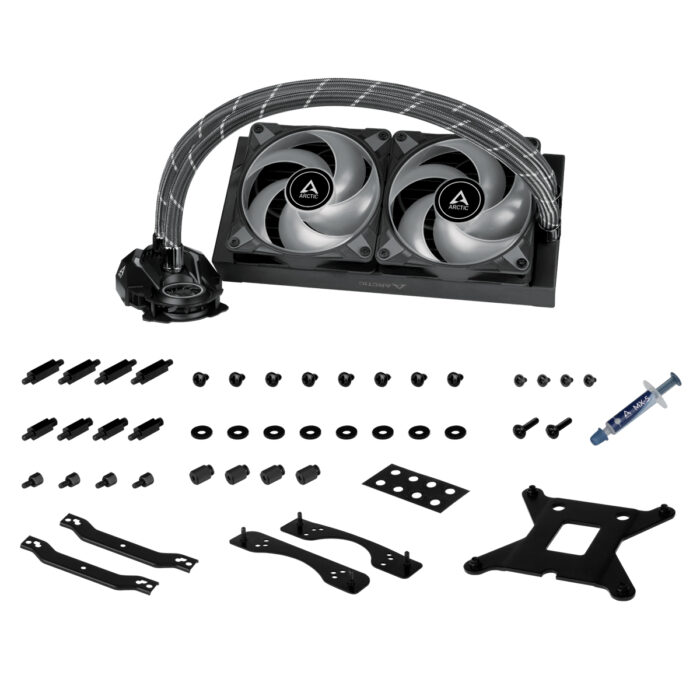 Arctic Liquid Freezer II 240 ARGB 240mm Liquid CPU Cooler, PWM Fans & PWM Controlled Pump - Image 6