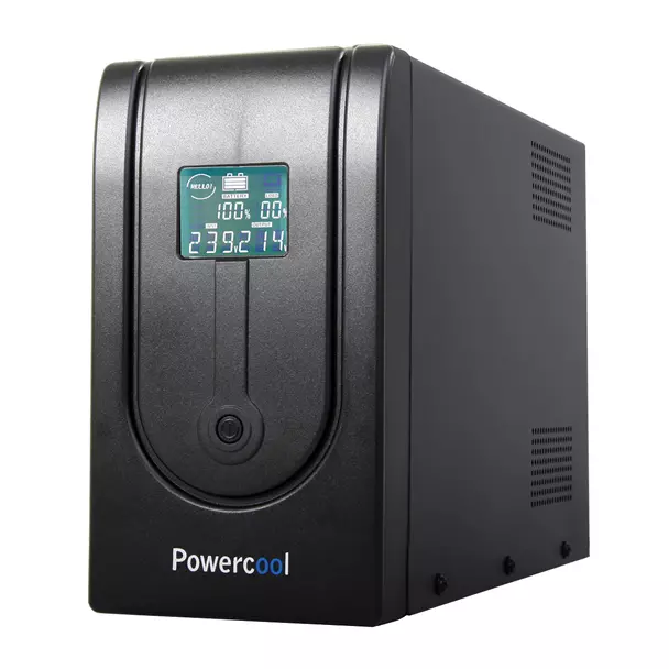 UPS 1500V Smart UPS 1500VA 3 x UK Plug 3 x IEC RJ45 x 2 USB LCD Display - Image 1
