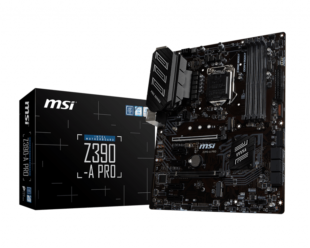 product_6_20181008102018_5bbabee2dfad1 MSI Z390-A PRO Intel Socket 1151 Motherboard - Image 1
