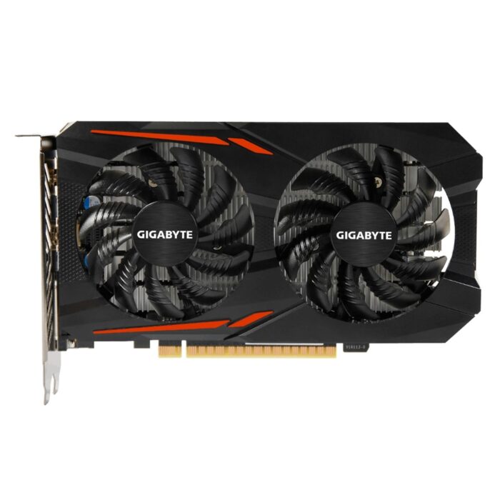 Used Gigabyte GeForce GTX 1050 TI OC 4GB GDDR5 WINDFORCE 2X Cooling System Graphics Card - Image 3