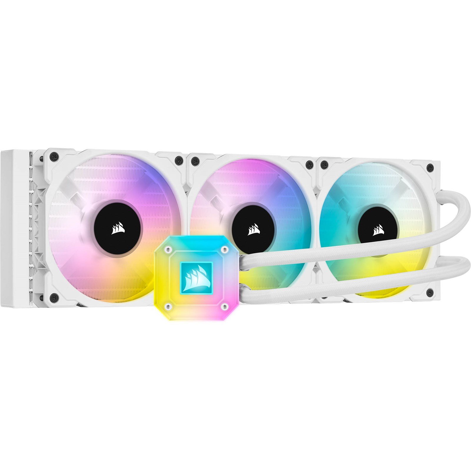 H150i_ELITE_CAPELLIX_WHITE_16 Corsair iCUE H150i ELITE CAPELLIX WHITE 360mm Liquid CPU Cooler - Image 1