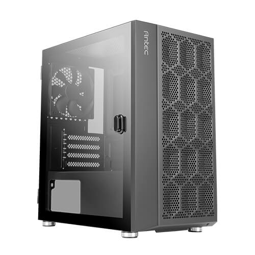 gallery-nx200m-01 (1) Antec NX200M Mini Tower Gaming Case w/ Glass Window, Micro ATX, Mesh Front, 1 Fan, 240mm Radiator Support - Image 1