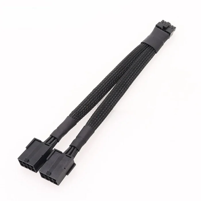 Video Card 12VHPWR PCIe 5.0 12 Pin to Dual GPU PCIE 8-Pin Cable - Image 2