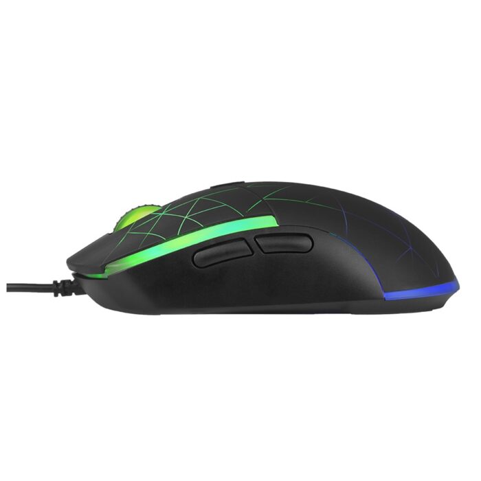 Marvo Scorpion M115 Gaming Mouse, USB 2.0, 7 LED Colours, Adjustable up to 4000 DPI, Gaming Grade Optical Sensor with 6 Programmable Buttons - Image 3
