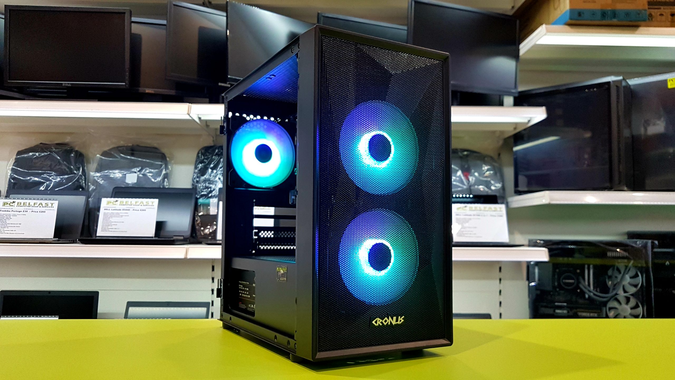 cronus theia (2) Custom Gaming PC Cronus Theia / Intel i5 6th Gen 3.60GHz / 8GB RAM / 480GB SSD / Multiple Choice Graphics - Intel HD 530 - Image 1