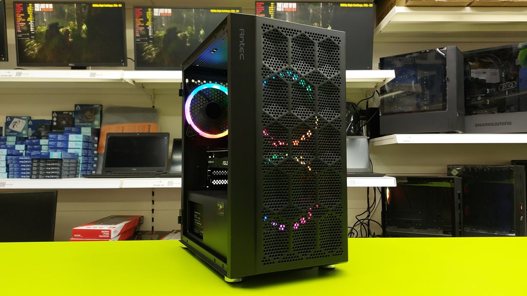 Antec NX200 14 (3) Basic Custom Gaming PC Antec NX200M / Intel i5 3.30GHz / 8GB RAM / 240GB SSD & 1TB HDD / GTX 1050 Ti 4GB - Image 1