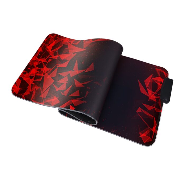 Marvo MG011 Gaming Mouse Pad with 4-port USB Hub and 11 RGB Effects, XL 800x300x4mm, USB Connection - Image 2