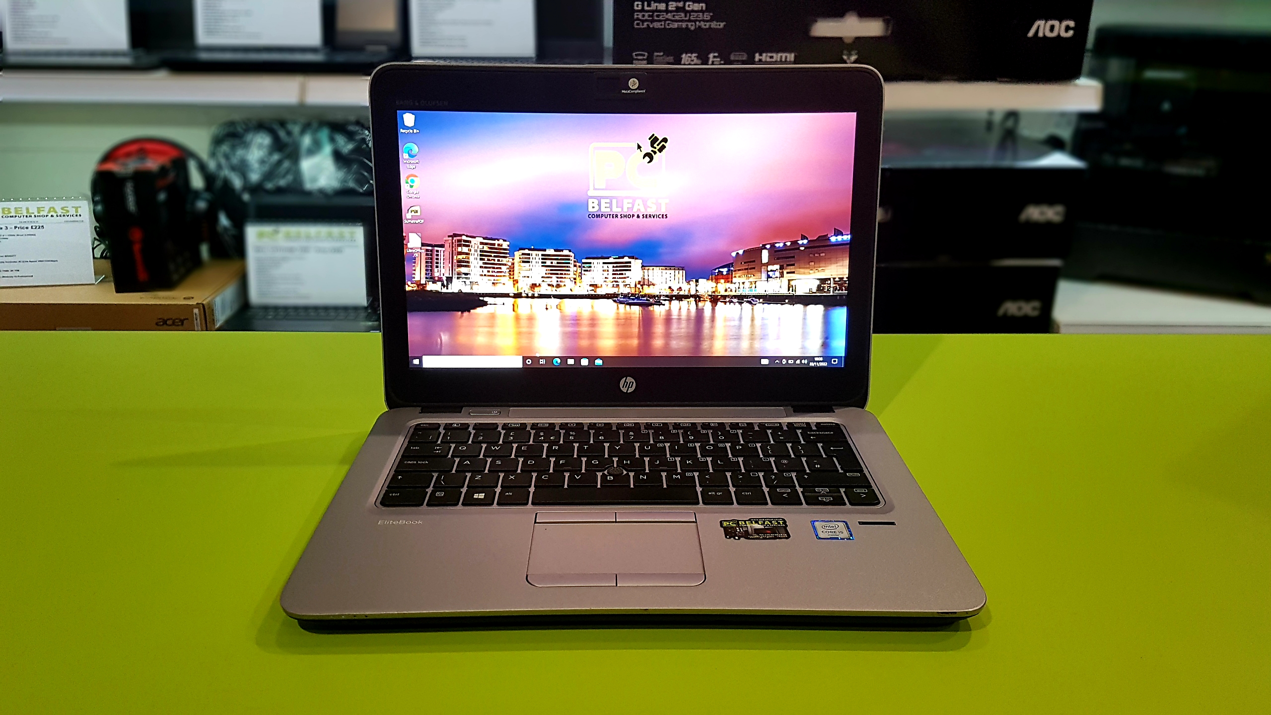 20221128_180946 HP EliteBook 820 G3 / Intel i5 6th Gen 2.80GHz / 12GB RAM / 128GB SSD / Intel HD 520 - Image 1
