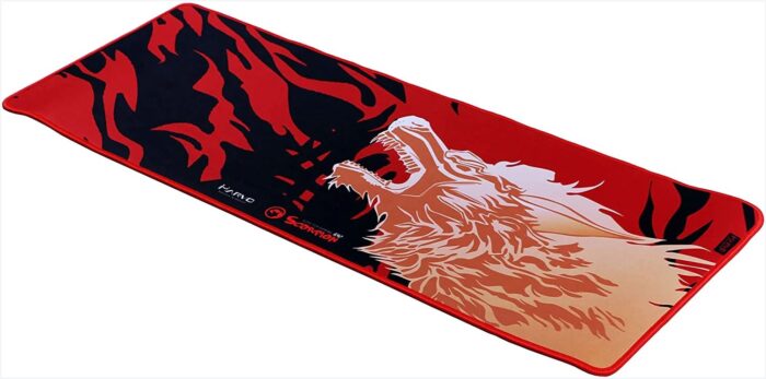 Marvo Scorpion G42 XL Gaming Mousepad Red/Black - Size: 770 x 295 x 3 mm - Image 3