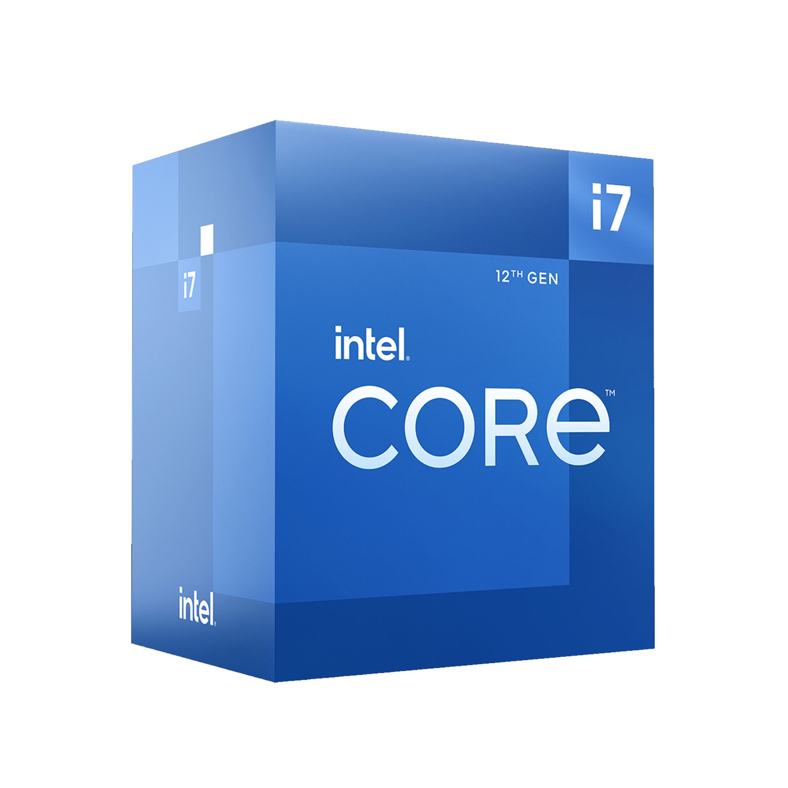 PRINT-I712700 Intel Core i7 12700 12 Core Processor Processor 20 Threads, 2.1GHz up to 4.9Ghz Turbo Alder Lake Socket LGA 1700 25MB Cache, 65W, Maximum Turbo Power 180W - Image 1