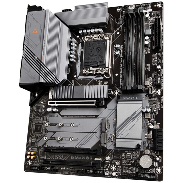 Gigabyte B660 GAMING X DDR4 Motherboard, Intel Socket 1700, 12th Gen, ATX, Fully Covered Thermal Design, 3 x PCIe 4.0/3.0 M.2 with Thermal Guard, 2.5GbE Gaming LAN, Front USB 3.2 Gen 2 Type-C - Image 2