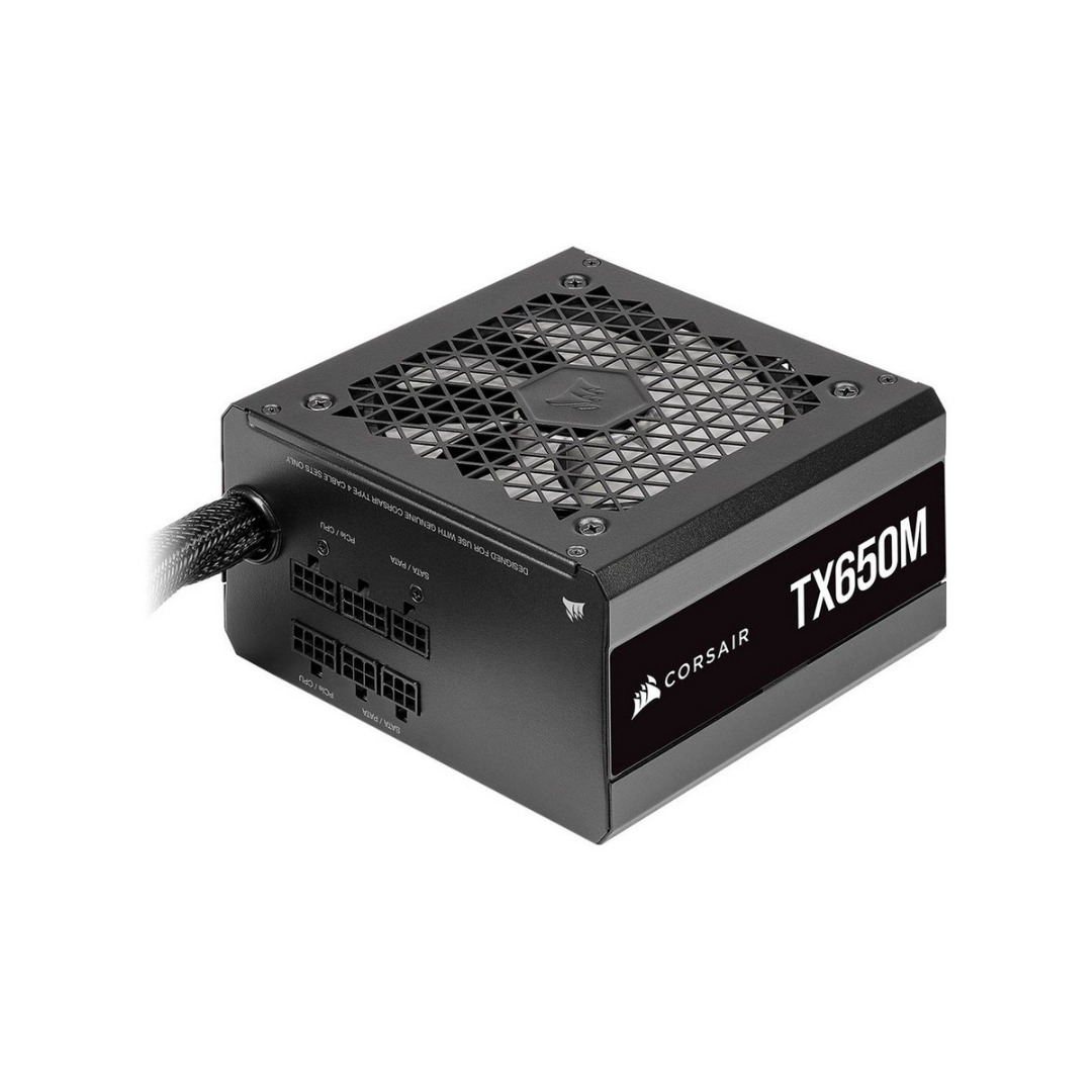 30819_37fbdd0c-be5b-4ca0-8a40-bc197d4054f70 Corsair 650W Enthusiast TX-M Series TX650M V2 PSU, Rifle Bearing Fan, Semi-Modular, 80+ Gold - Image 1
