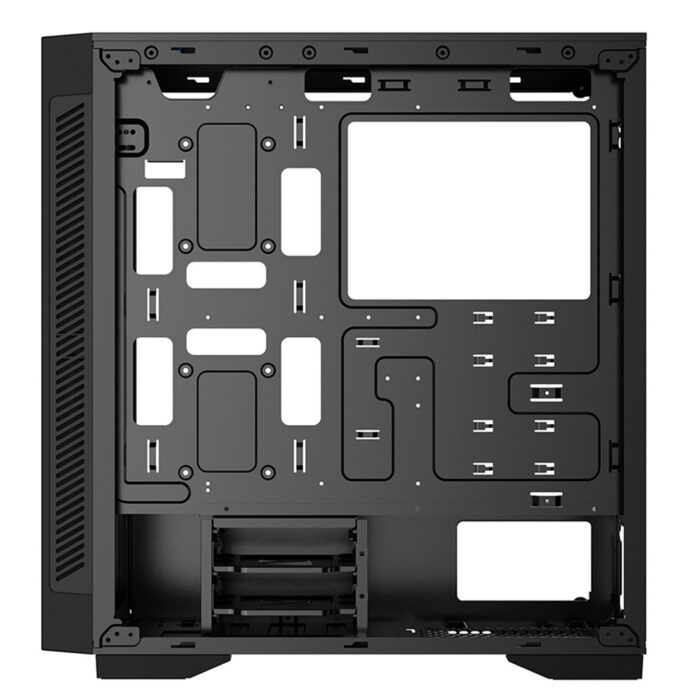 DeepCool MATREXX 55 Mesh Case, Minimalist, Black, Mid Tower, 1 x USB 3.0 / 2 x USB 2.0, Tempered Glass Side Window Panel, Mesh Front - Image 6