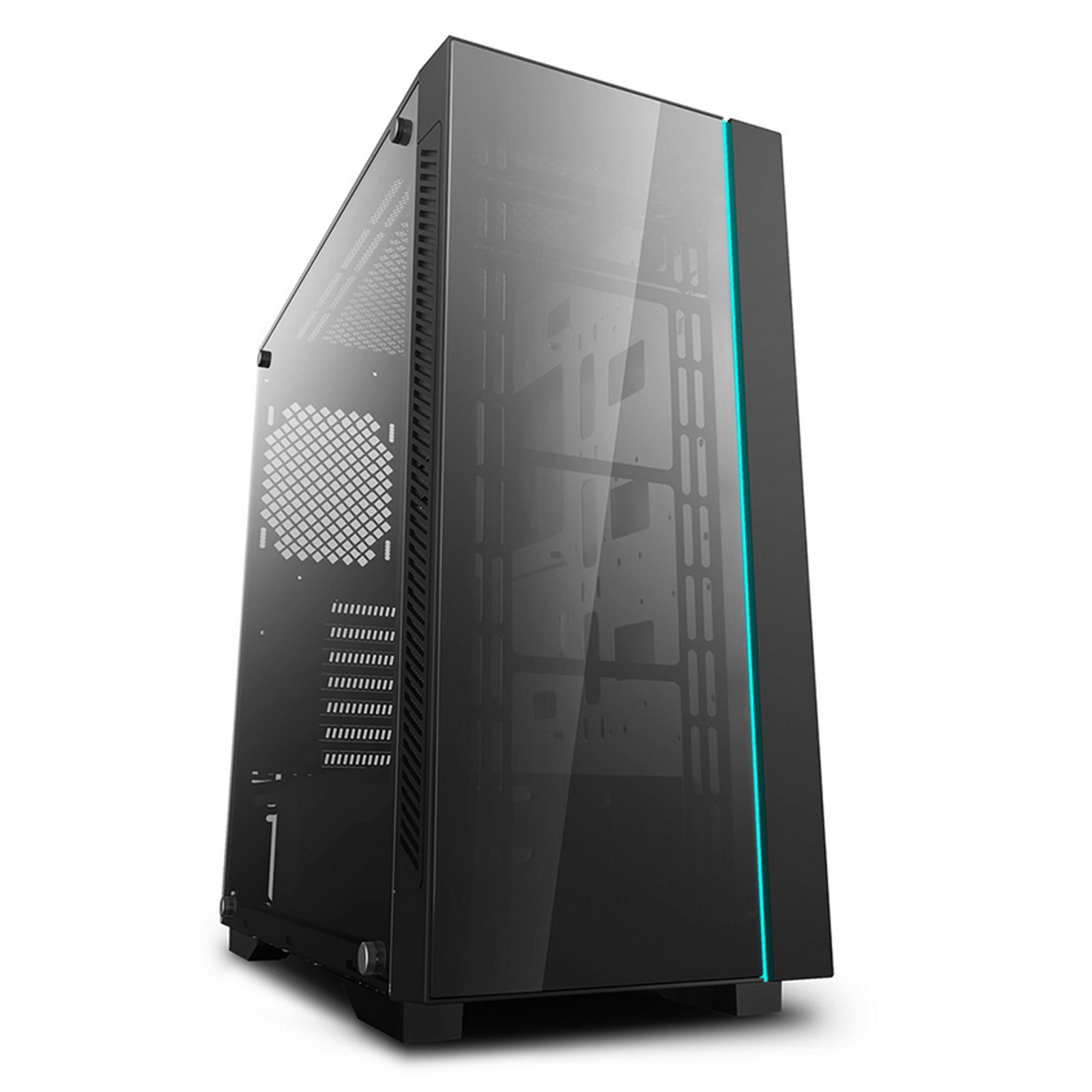 DeepCool MATREXX 55 DeepCool MATREXX 55 Mesh Case, Minimalist, Black, Mid Tower, 1 x USB 3.0 / 2 x USB 2.0, Tempered Glass Side Window Panel, Mesh Front - Image 1