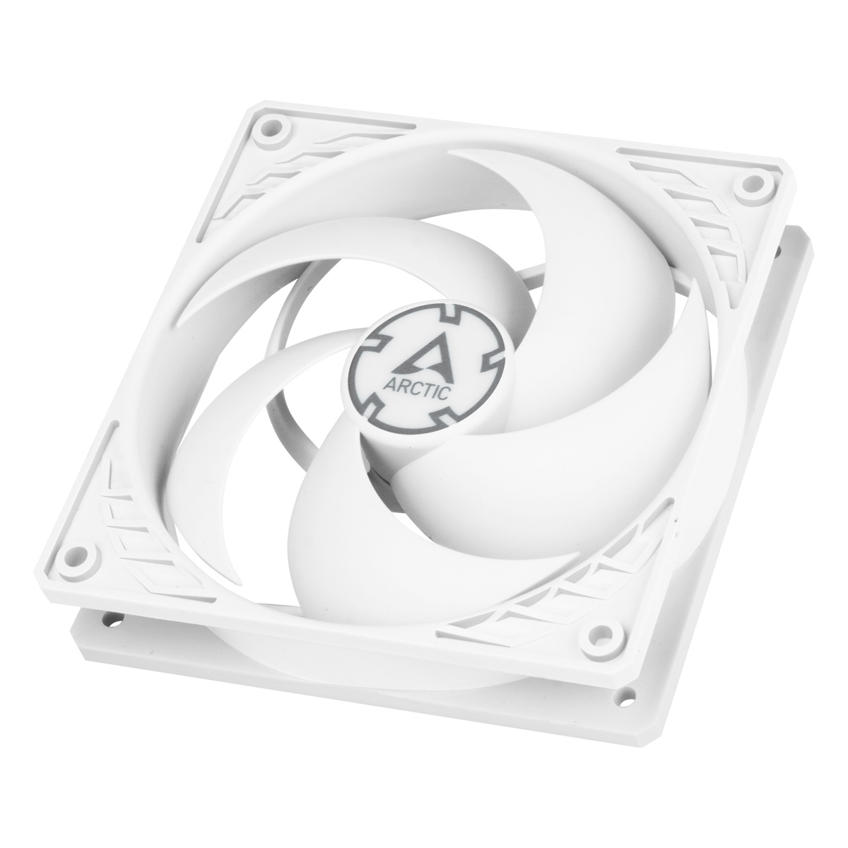 P12_PWM_white_white_G03 Arctic P12 12cm Pressure Optimised PWM PST Case Fan, White, Fluid Dynamic - Image 1