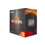 AMD Ryzen 5 5500 CPU with Wraith Stealth Cooler, AM4, 3.6GHz (4.2 Turbo), 6-Core, 65W, 19MB Cache