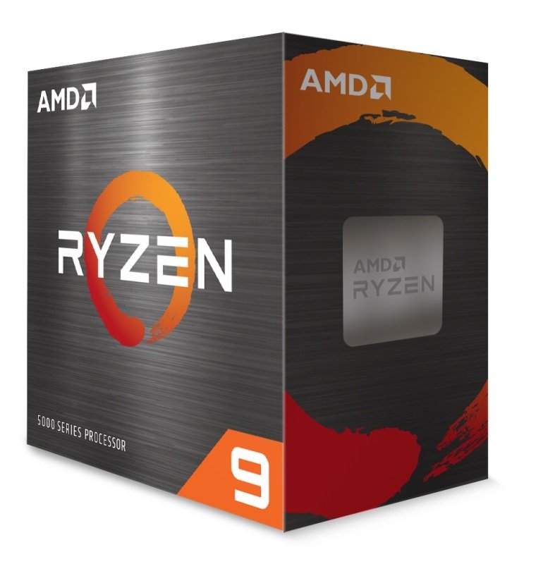986070-1126986-800 AMD Ryzen 9 5900X CPU, AM4, 3.7GHz (4.8 Turbo), 12-Core, 105W, 70MB Cache, 7nm, 5th Gen - Image 1