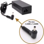 Charger AC Adapter 19V 3.42A 65W 3.5mm-1.35mm for Toshiba