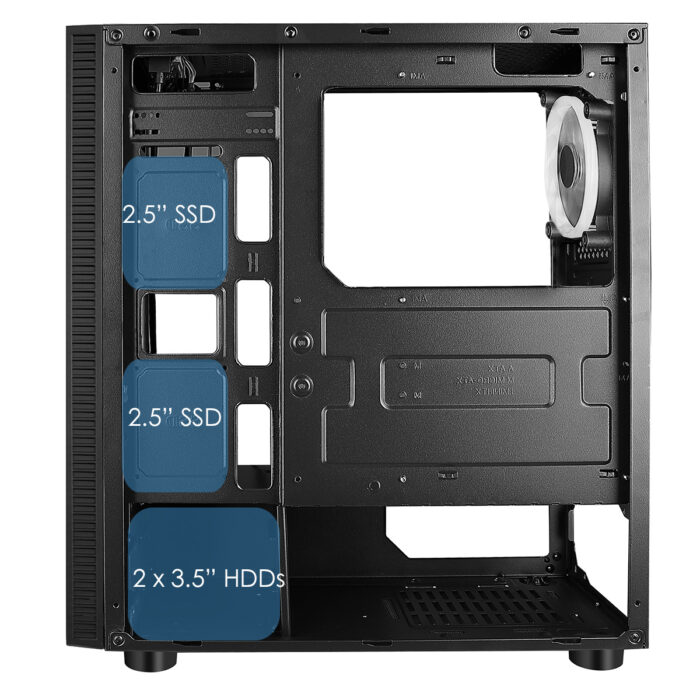 CIT Celsius ATX Case Front ARGB Strip 3xARGB Fans + MB Sync TG Side Panel EPE - Image 7