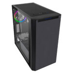 CIT Omega Solid Front With 1 ARGB Fan Included and ARGB Hub With Tempered Glass - Image 4