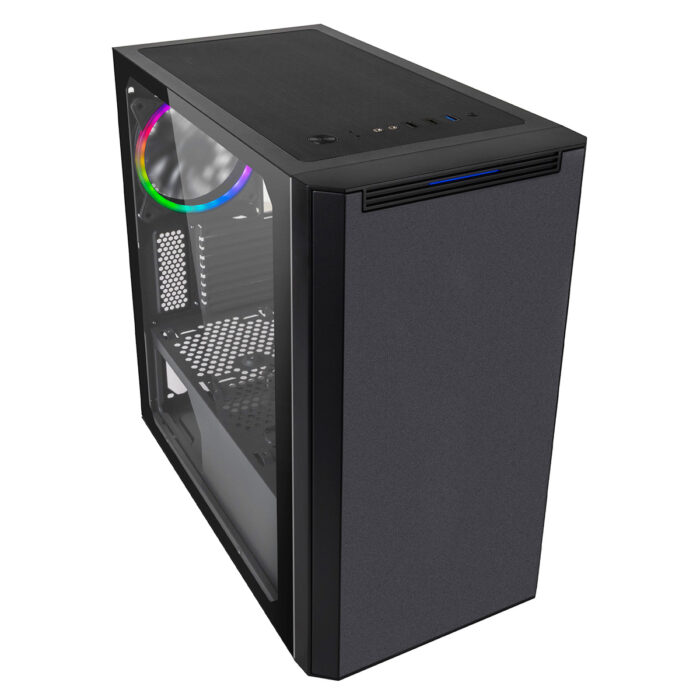 CIT Omega Solid Front With 1 ARGB Fan Included and ARGB Hub With Tempered Glass - Image 4