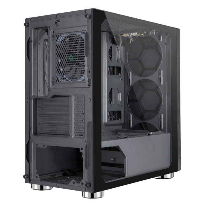 CIT Omega Solid Front With 1 ARGB Fan Included and ARGB Hub With Tempered Glass - Image 5