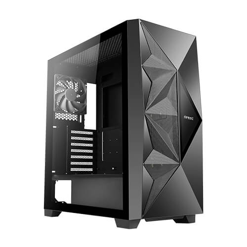 gallery-df800-06 Antec DF800 Gaming Case w/ Glass Window, ATX, Geometrical Mesh Design, 1 x Fan, Advanced Ventilation, LED Control Button - Image 1