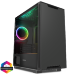 GameMax Commando MATX Black 1x Side Window 1 x ARGB Velocity Fan