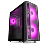 GameMax F15G Gaming Case 2x 20cm ARGB Fan 1x 12cm ARGB Fan TG Front+Side MB Sync - Image 3