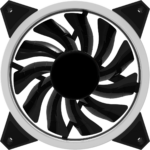 Velocity 12cm RGB Fan Bulk 4pin M&F Aura Header 3pin Power - Image 2