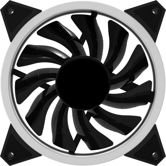Velocity 12cm ARGB Fan Bulk 3pin M&F Aura Header 3pin / 4pin Power - Image 3