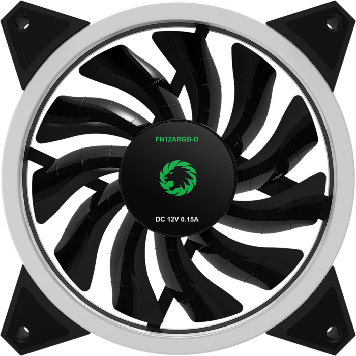 Velocity 12cm RGB Fan Bulk 4pin M&F Aura Header 3pin Power - Image 3