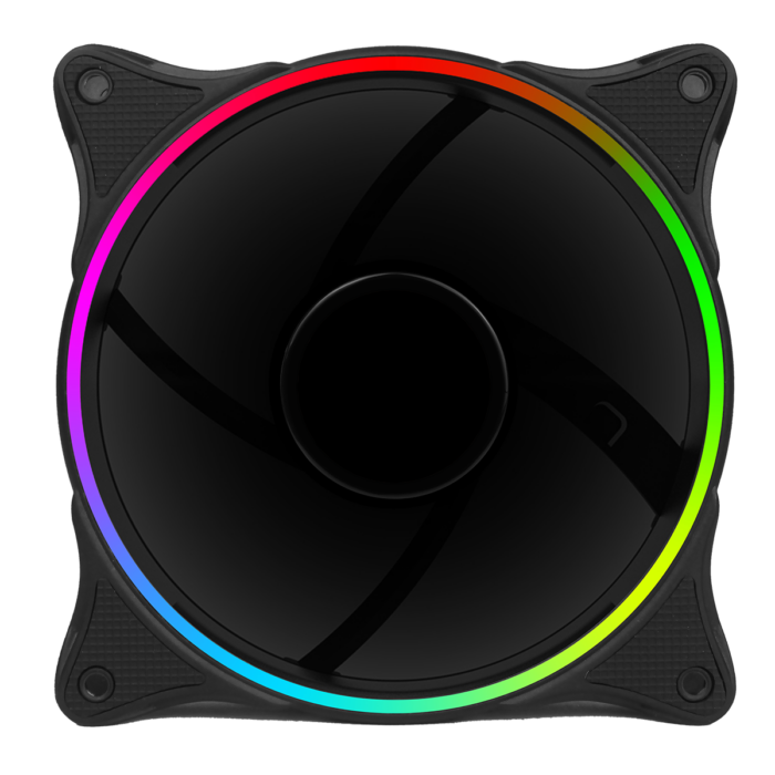 Mirage Rainbow RGB 120mm Fan 5V Addressable 3pin Header 3pin MB - Image 2