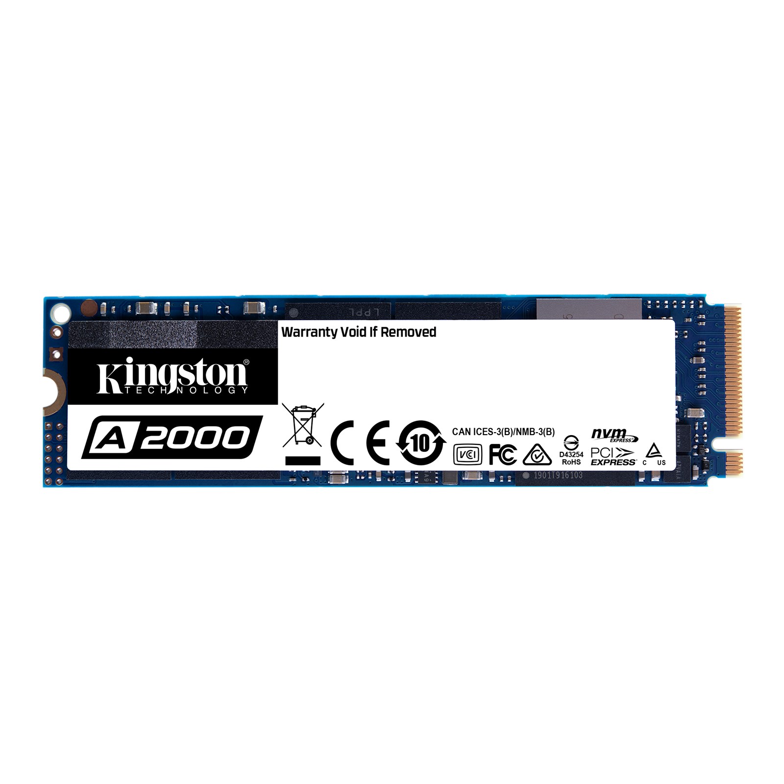 SA2000M8-250G Kingston A2000 250GB M.2-2280 PCIe 3.0 x4 NVMe - Image 1
