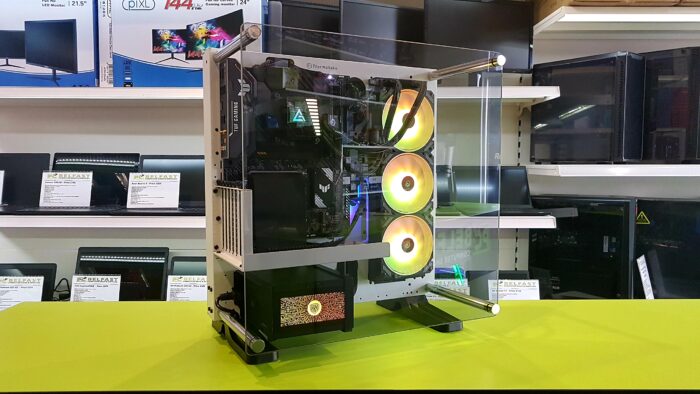 Custom Gaming PC Thermaltake P3 / Intel i5 11th Gen 2.70GHz (Turbo 4.60GHz) /16GB RAM / 500GB SSD & 1TB HDD / Multiple Choice Graphics - Image 4