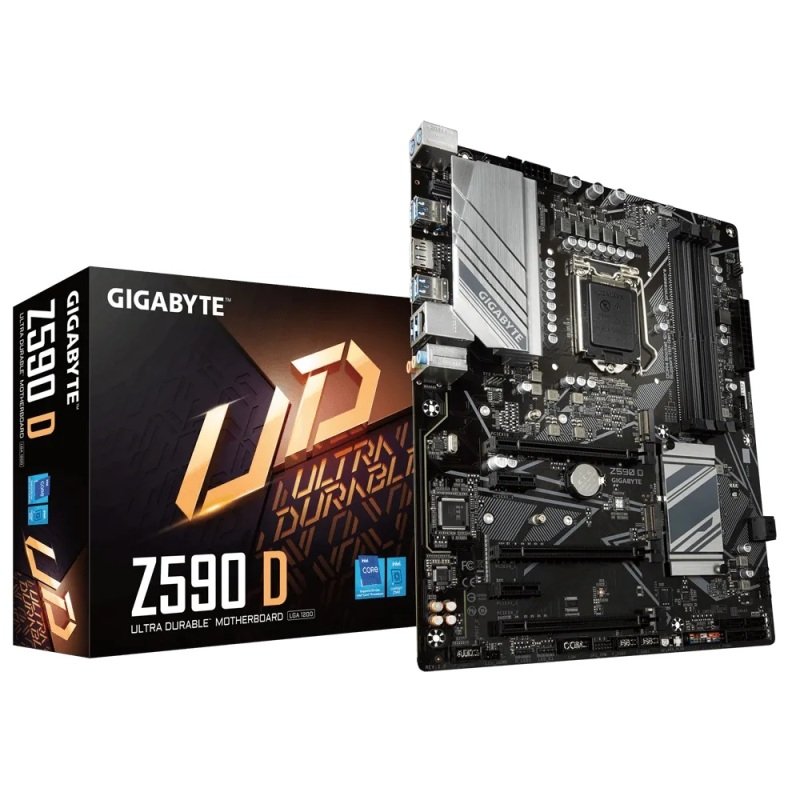 1017000-1144819-800 Gigabyte Z590 D Intel Socket 1200 Motherboard - Image 1