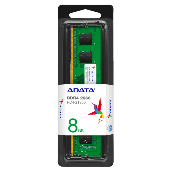 ADATA Premier, 8GB, DDR4, 2666MHz (PC4-21300), CL19, DIMM Memory - Image 2