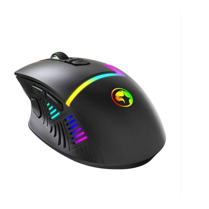 Marvo Scorpion M791W Wireless and Wired Dual Mode Gaming Mouse, Rechargeable, RGB with 7 Lighting Modes, 10000 dpi, 8 Buttons - Image 3