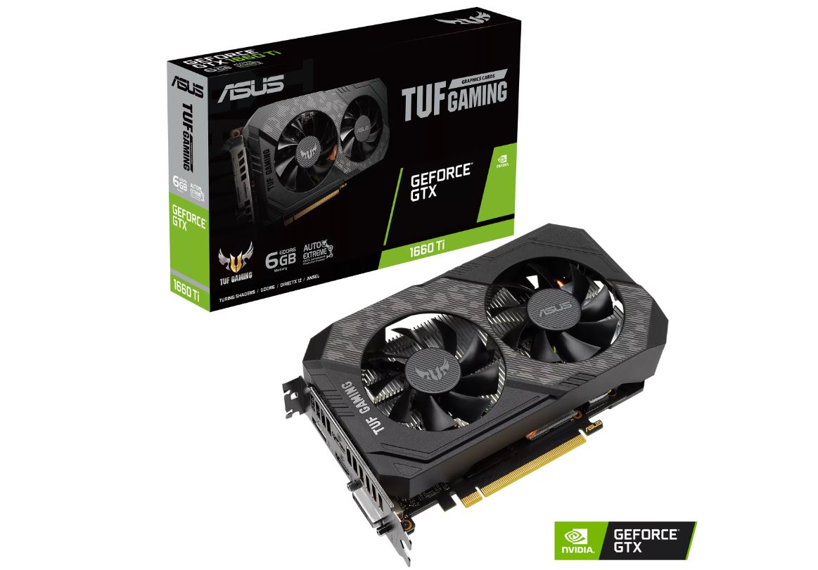 Capture Asus TUF GAMING GTX1660 Ti EVO OC, PCIe3, 6GB DDR6, DVI, 2 HDMI, DP, 1845MHz Clock, Overclocked - Image 1