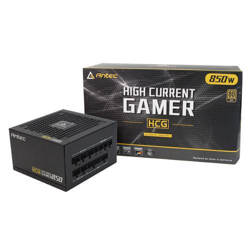 gallery-hcg-gold850_9 Antec 850W High Current Gamer Gold PSU, Fully Modular, Fluid Dynamic Fan, Zero RPM Mode, 80+ Gold - Image 1