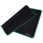 DeepCool GM800 Gaming Mouse Pad, Medium 320x270x3mm, Precision Cloth Surface for Speed and Control with Non-Slip Rubber Base, Spill Proof and Anti-Fray Design, Black with Green Trim - Image 2