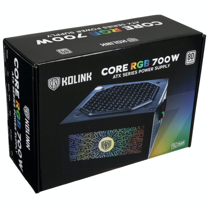 Kolink Core RGB Series 700W 80 Plus Certified RGB Power Supply - Image 2