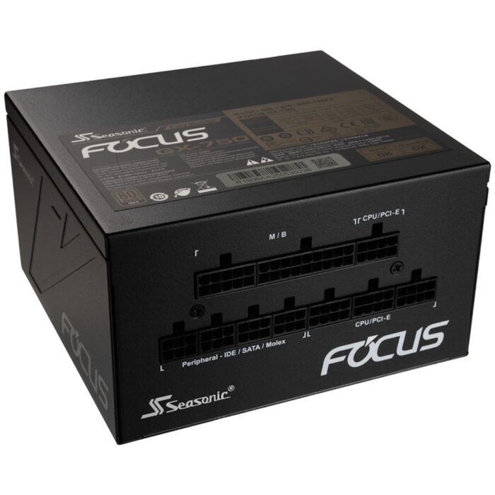Seasonic Focus GX-750 750W 80+ Gold Modular Power Supply - Image 2