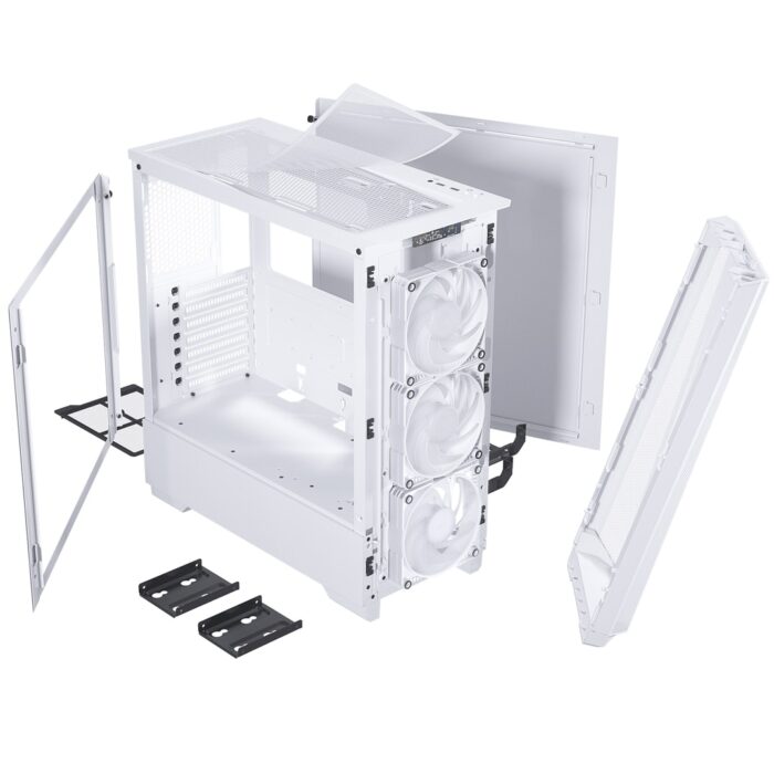 Phanteks Eclipse G360A Mid Tower Airflow PC case - Satin Black - Image 5