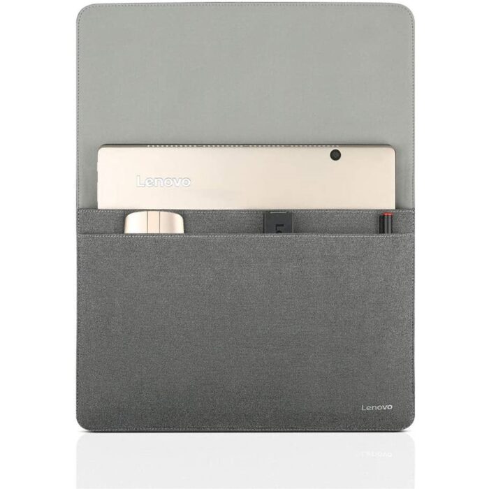 Lenovo 14 Inch Ultra Slim Laptop Sleeve, Polyester, Grey - Image 2