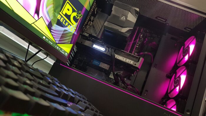 Custom Gaming PC Phanteks / Intel i7 10th Gen @ 4.80GHz / 16GB RAM / 1TB M.2 NVMe / RTX3060 12GB - Image 6