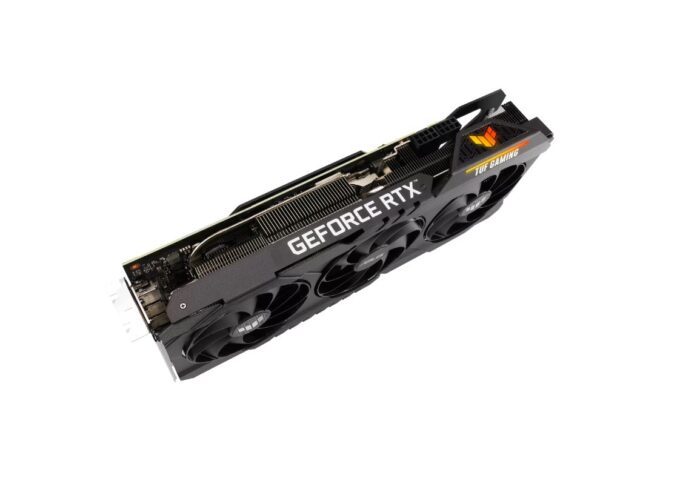 Asus TUF GAMING RTX3080 OC, PCIe4, 12GB GDDR6X, 2 HDMI, 3 DP, 1815MHz Overclock, RGB Lighting, LHR - Image 2