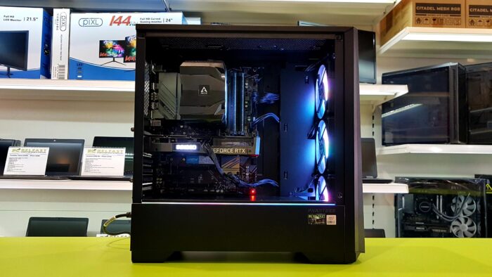 Custom Gaming PC Phanteks / Intel i7 10th Gen @ 4.80GHz / 16GB RAM / 1TB M.2 NVMe / RTX3060 12GB - Image 2