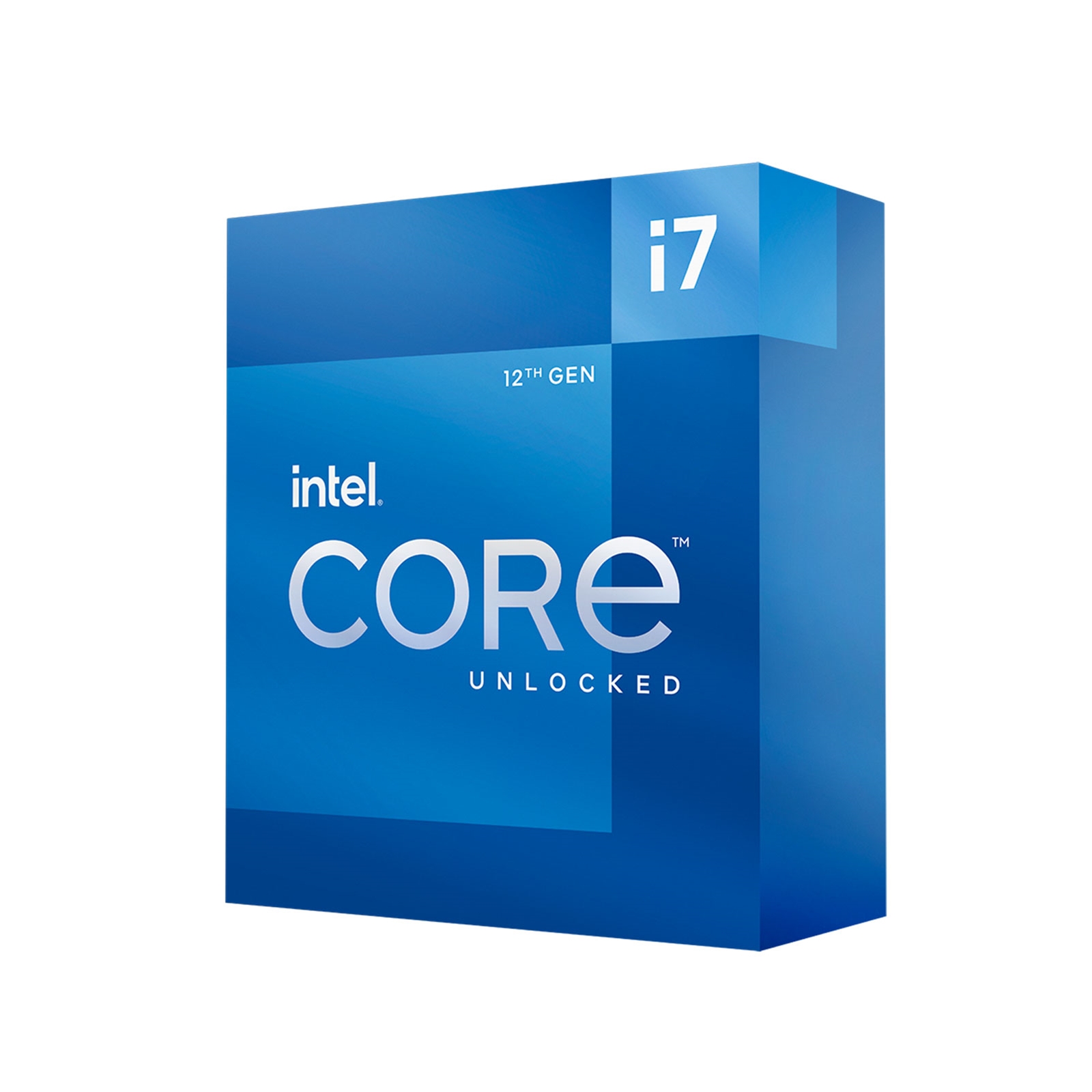 PRINT-I712700K Intel 12th Gen Core i7-12700K 12 Core Desktop Processor 20 Threads, 3.6GHz up to 5.0GHz Turbo - Image 1