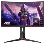 AOC C24G2U/BK 23.6" 165Hz 1ms Gaming Curved Monitor - Full HD, 1ms, Speakers, HDMI